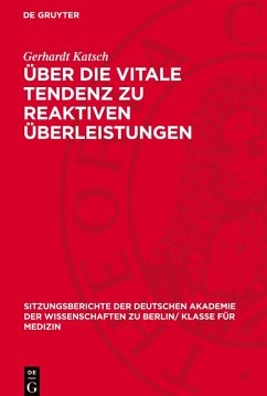 Cover Über die vitale Tendenz zu reaktiven Überleistungen