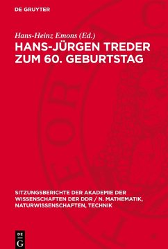 Cover Hans-Jürgen Treder zum 60. Geburtstag