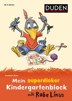 Mein superdicker Kindergartenblock mit Rabe Linus - Raab, Dorothee