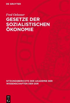 Cover Gesetze der sozialistischen Ökonomie