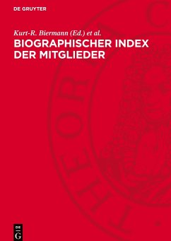 Biographischer Index der Mitglieder