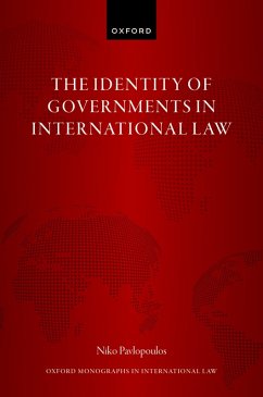 Cover The Identity of Governments in International Law (eBook, PDF)