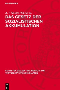 Cover Das Gesetz der sozialistischen Akkumulation