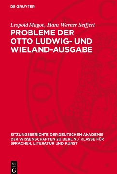Cover Probleme der Otto Ludwig- und Wieland-Ausgabe