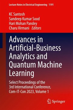 Cover Advances in Artificial-Business Analytics and Quantum Machine Learning