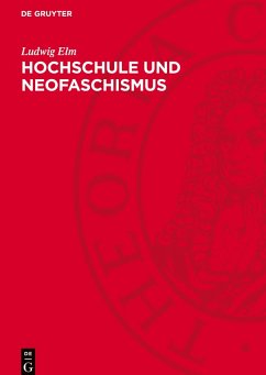 Cover Hochschule und Neofaschismus