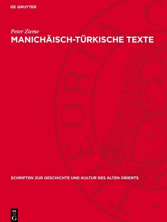 Manichäisch-türkische Texte - Zieme, Peter