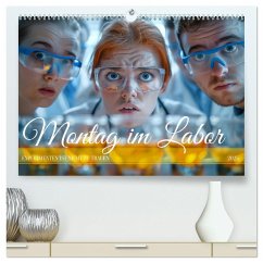 Montag im Labor (hochwertiger Premium Wandkalender 2025 DIN A2 quer), Kunstdruck in Hochglanz