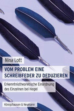 Vom Problem eine Schreibfeder zu deduzieren (eBook, PDF) - Lott, Nina