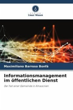 Informationsmanagement im öffentlichen Dienst - Bonfá, Maximiliano Barroso