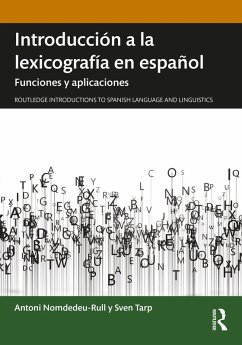 Cover Introducción a la lexicografía en español (eBook, PDF)
