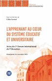 L'apprenant au c¿ur du système éducatif et universitaire