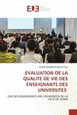 EVALUATION DE LA QUALITE DE VIE DES ENSEIGNANTS DES UNIVERSITES