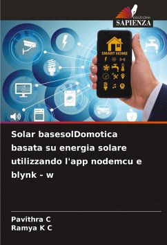 Cover Solar basesolDomotica basata su energia solare utilizzando l'app nodemcu e blynk - w