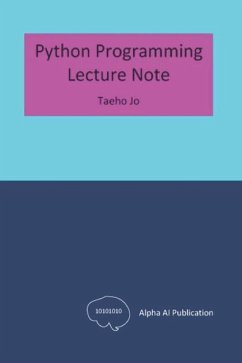 Python Programming - Jo, Taeho