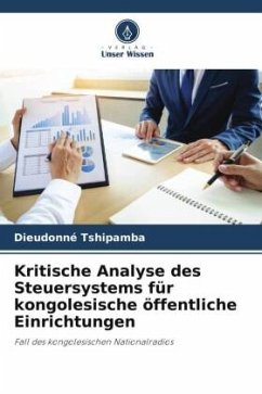 Kritische Analyse des Steuersystems für kongolesische öffentliche Einrichtungen - Tshipamba, Dieudonné