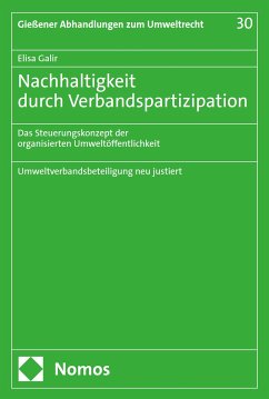 Nachhaltigkeit durch Verbandspartizipation (eBook, PDF) - Galir, Elisa