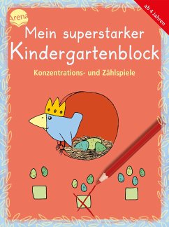 Mein superstarker Kindergartenblock. Konzentrations- und Zählspiele - Thabet, Edith;Roth, Lena;Schmiedeskamp, Katja