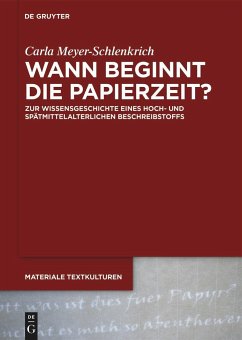 Wann beginnt die Papierzeit? - Meyer-Schlenkrich, Carla