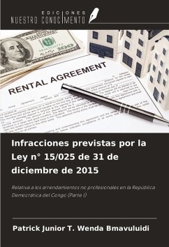 Cover Infracciones previstas por la Ley n° 15/025 de 31 de diciembre de 2015