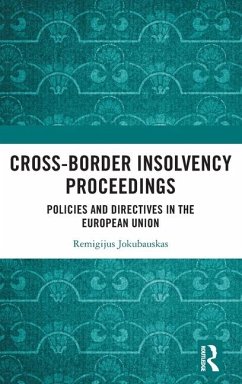 Cross-Border Insolvency Proceedings - Jokubauskas, Remigijus