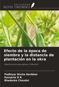 Efecto de la época de siembra y la distancia de plantación en la okra - Dixita Haribhai, Padhiyar; D R, Kanzaria; Chandni, Bhadarka