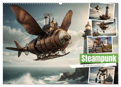 Steampunk - Die Welt der Leuchttürme (Wandkalender 2025 DIN A2 quer), CALVENDO Monatskalender - Calvendo;Hinz, Stanley