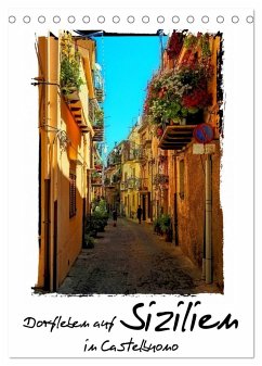Dorfleben auf Sizilien (Tischkalender 2025 DIN A5 hoch), CALVENDO Monatskalender