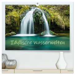 Idyllische Wasserwelten (hochwertiger Premium Wandkalender 2025 DIN A2 quer), Kunstdruck in Hochglanz