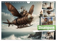 Steampunk - Die Welt der Leuchttürme (Wandkalender 2025 DIN A4 quer), CALVENDO Monatskalender - Calvendo;Hinz, Stanley