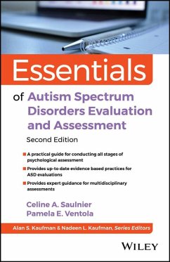 Essentials of Autism Spectrum Disorders Evaluation and Assessment (eBook, PDF) - Saulnier, Celine A.; Ventola, Pamela E.