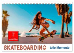 Skateboarding - tolle Momente (Tischkalender 2025 DIN A5 quer), CALVENDO Monatskalender