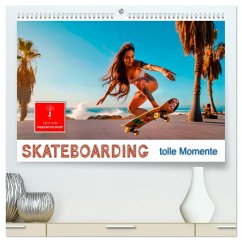 Skateboarding - tolle Momente (hochwertiger Premium Wandkalender 2025 DIN A2 quer), Kunstdruck in Hochglanz