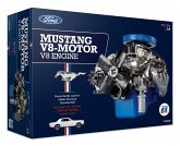 FRANZIS 67501 - Ford Mustang V8-Motor, originalgetreuer Motorbausatz im Maßstab 1:4, inkl. Soundmodul, Anleitung und 100-seitigem Begleitbuch