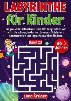 Labyrinthe für Kinder ab 5 Jahren - Band 23 - Krüger, Lena