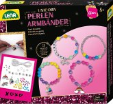 LENA® 42708 - Perlen Armbänder Unicorn, Schmuck-Bastelset ab 8 Jahren