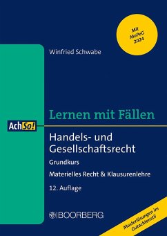 Handels- und Gesellschaftsrecht - Schwabe, Winfried