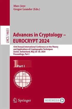 Advances in Cryptology - EUROCRYPT 2024 Cover Advances in Cryptology - EUROCRYPT 2024