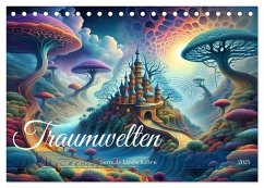Traumwelten Surreale Landschaften (Tischkalender 2025 DIN A5 quer), CALVENDO Monatskalender - Calvendo;Djeric, Dusanka