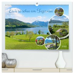 Es is so schee am Tegernsee (hochwertiger Premium Wandkalender 2025 DIN A2 quer), Kunstdruck in Hochglanz - Calvendo;SusaZoom