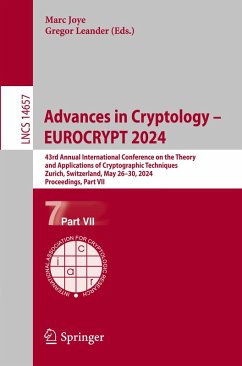 Advances in Cryptology - EUROCRYPT 2024 Cover Advances in Cryptology - EUROCRYPT 2024