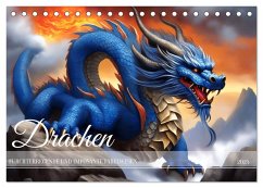 Drachen - Furchterregende und imposante Fabelwesen (Tischkalender 2025 DIN A5 quer), CALVENDO Monatskalender - Calvendo;Glineur, Jean-Louis