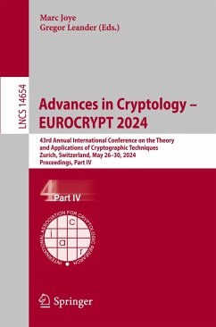 Advances in Cryptology - EUROCRYPT 2024 Cover Advances in Cryptology - EUROCRYPT 2024