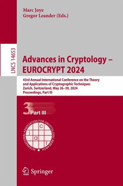 Advances in Cryptology - EUROCRYPT 2024 Cover Advances in Cryptology - EUROCRYPT 2024