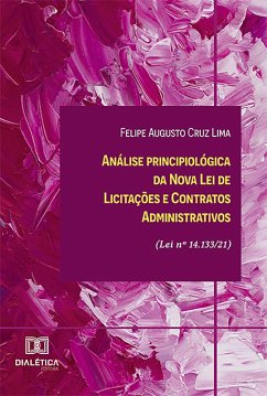 Cover Análise principiológica da Nova Lei de Licitações e Contratos Administrativos (Lei nº 14.133/21) (eBook, ePUB)
