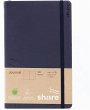 share Notizbuch A5 blanko dunkelblau - Bild 1