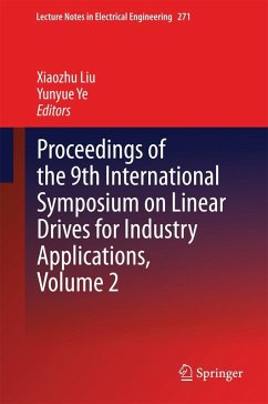 Cover Proceedings of the 9th International Symposium on Linear Drives for Industry Applications, Volume 2 (eBook, ePUB)
