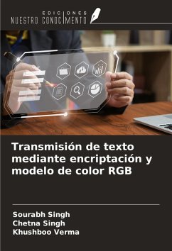 Cover Transmisión de texto mediante encriptación y modelo de color RGB