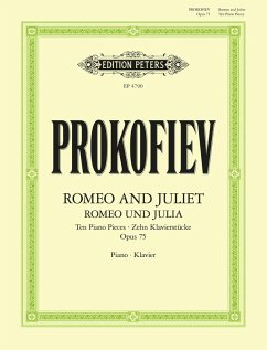 Cover Romeo and Juliet. Ten pieces for Piano (1937) für Klavier solo op. 75 -Romeo und Julia, zehn Klavierstücke-