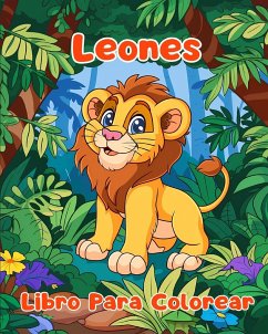 Libro Para Colorear de Leones - Sauseda, Sancha